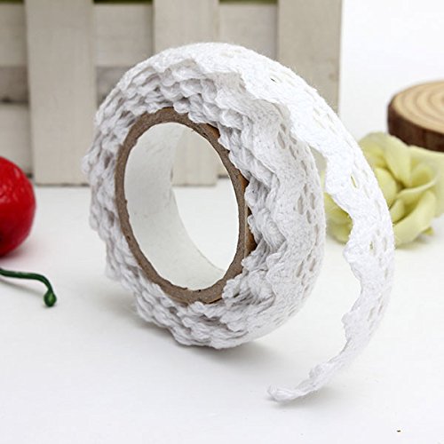 1pc 1.7m rouleau ruban dentelle décoratif adhés...