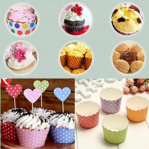 50pcs moule caissette muffin papier cupcake gât...