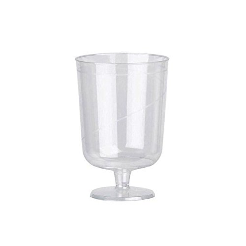 dispo à/230 ml Verre à vin en plastique Pied - 45
