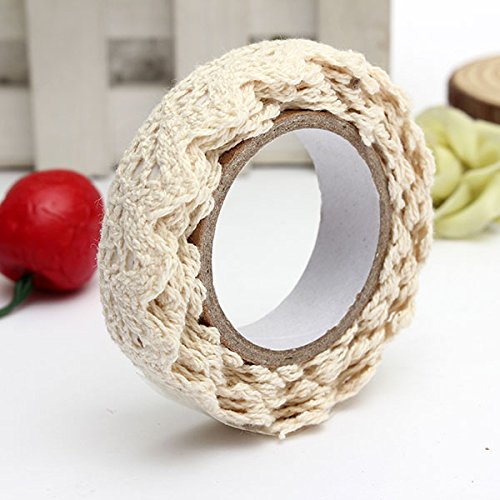 SYG(TM)Rouleau Ruban Dentelle Décoratif Adhésif...