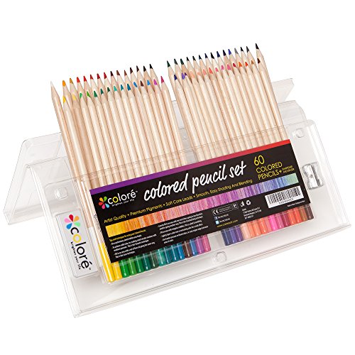Colore Couleur Coffret de crayons de couleur pour adultes et enfants (set de 60 pièces) 0637262773061 (0637262773061)