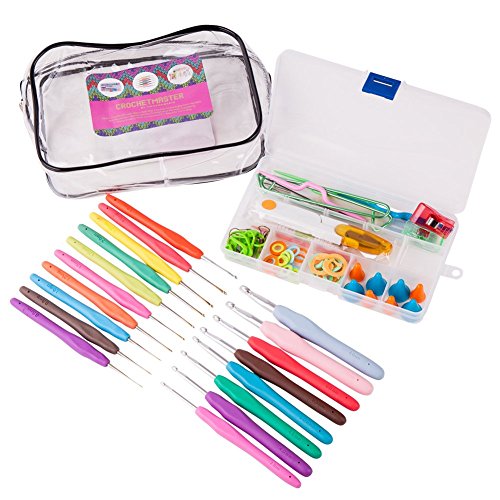 CrochetMaster - Ensemble de 96 pièces pour Croc...