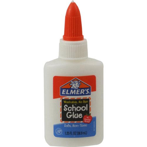Washable School Glue, 1.25 oz, Liquid, Sold as ...