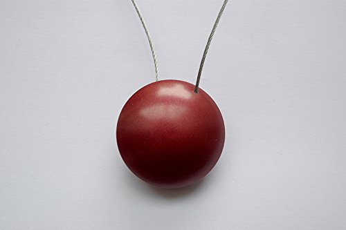 GNTS Decor Clips Anneaux pour Rideaux et Embrasses Magnétiques - 'Le macaron' Rouge Cerise 24cm (Pack de 2) 0638302306539 (0638302306539)