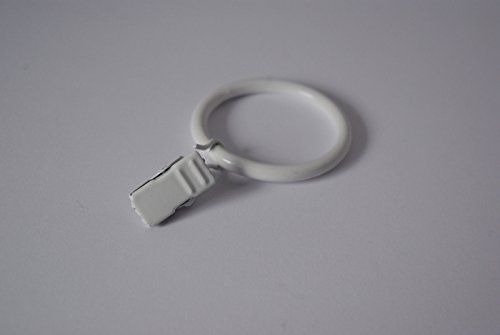 Clips Anneaux pour Rideaux - Blanc Ø30mm