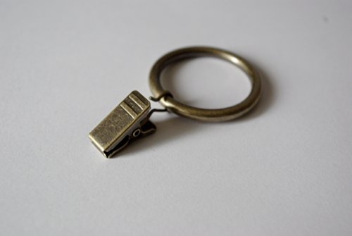 Clips Anneaux pour Rideaux - Doré Antique Ø40mm