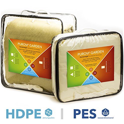 Voile d'ombrage | quadrilatère avec protection ...