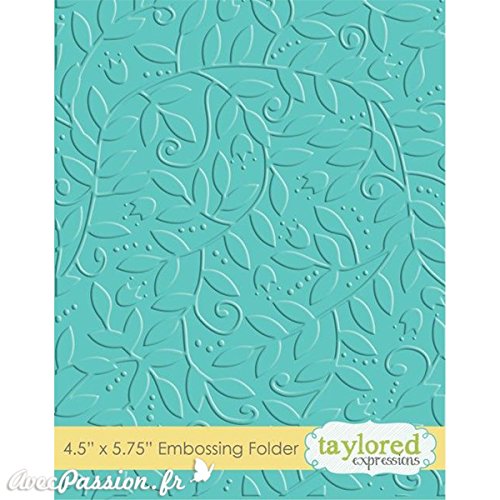 Classeur gaufrage taylored fond motifs vigne