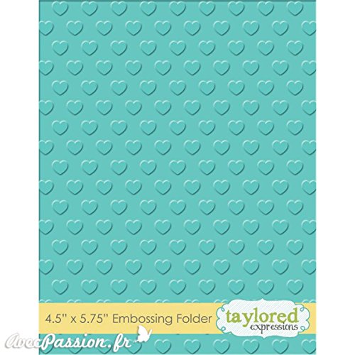 Classeur gaufrage taylored fond petits coeurs 1...