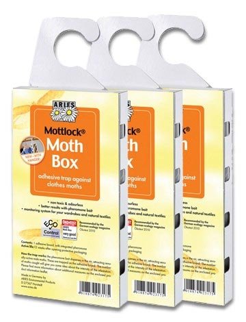 Aries Mottlock lot de 3 pièges à mites code EAN 0639713389432 