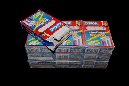 Craie Blanc - 144 Pièces/12 boîtes