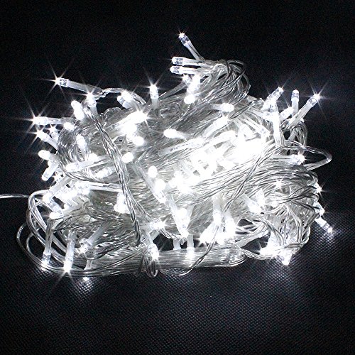 Guirlande lumineuse led , 500 led blanches sur ...