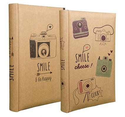 Lot de 2 albums photos Smile à pochettes 10x15 pour 300 photos 0641243186276 CPC