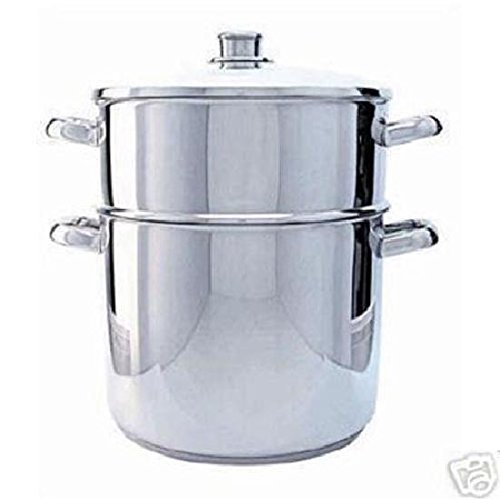 Inconnue COUSCOUSSIER PRO INOX + COUVERCLE TRIPLE FOND TOUS FEUX INDUCTION 6L MEGA PROMO 0641243252049 (0641243252049)