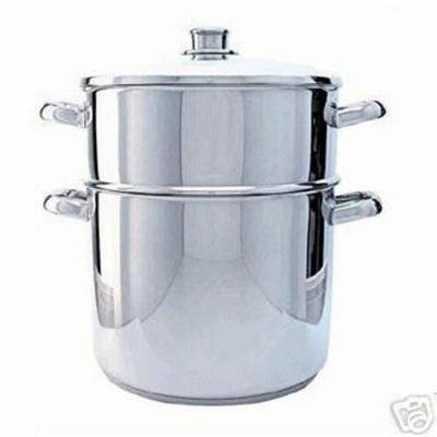 Inconnue COUSCOUSSIER PRO XXL INOX + COUVERCLE TRIPLE FOND 12L 0641243252223 (0641243252223)