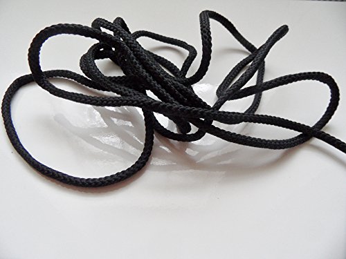 Merceries83 Cordon Noir Ou Cordelette 100% Polyester X 5 Mètres code EAN 0641243984384 