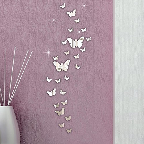 Wall stickers home decor living room feather wa...