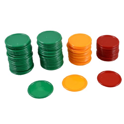 Rouge/Orange/Vert-Ronde-Mini Porte-bonheur en f...