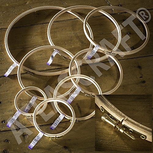 En bois jeu de cerceaux 8-4in - 30 cm (10 cm) -...