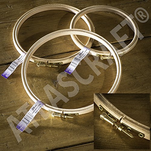 Cercle à broder bois - 12,7 cm - 15,2 &7in (12,...