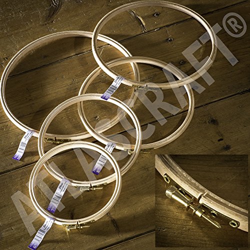 Cercle à broder bois-lot de 5-15 cm 15 cm - 25 ...