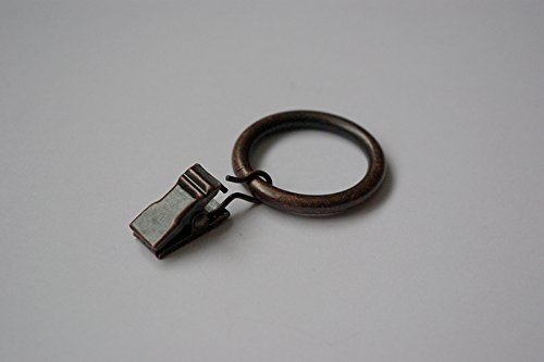 Clips Anneaux pour Rideaux - Cuivre Antique Ø30mm