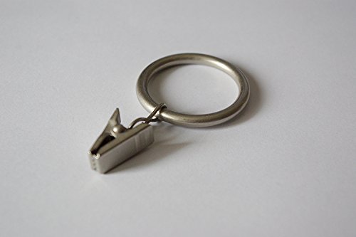 Clips Anneaux pour Rideaux - Argenté Antique Ø40mm