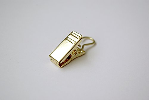 Clips pour Rideaux - Doré Brillant (Pack de 20)