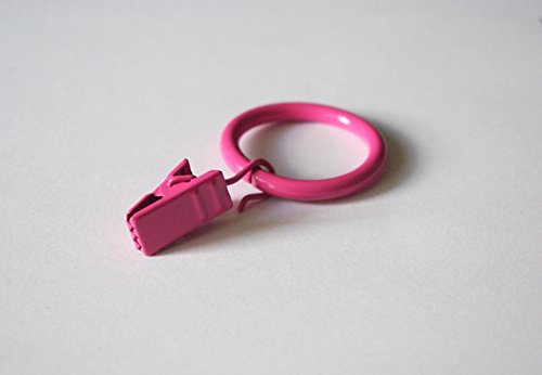 Clips Anneaux pour Rideaux - Rose Ø30mm