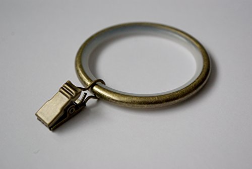 Clips silencieux pour Rideaux - Doré Antique Ø60mm