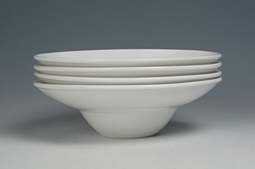 Verona lot de 4 assiettes à pâtes en porcelaine...