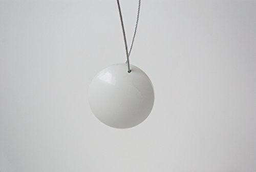 GNTS Decor Clips Anneaux pour Rideaux et Embrasses Magnétiques - 'Le macaron' Blanc 24cm (Pack de 2) 0643131897882 (0643131897882)