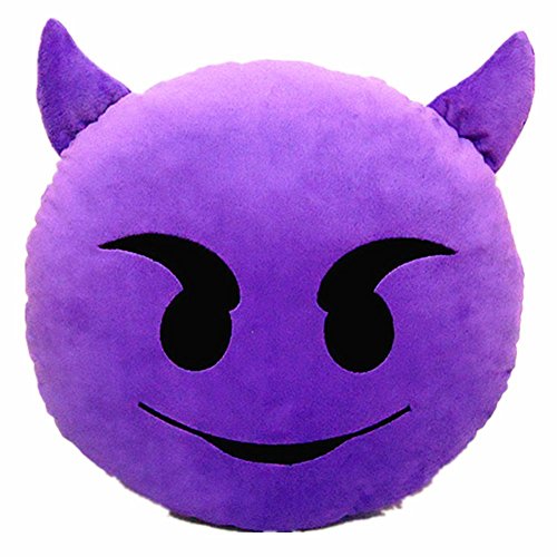 CITY 32mm Emoji Emoticônes Rire Rond Peluche Or...