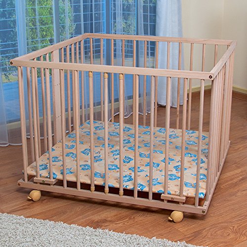 WALDIN - Parc pour bébé - hêtre massif naturel ...