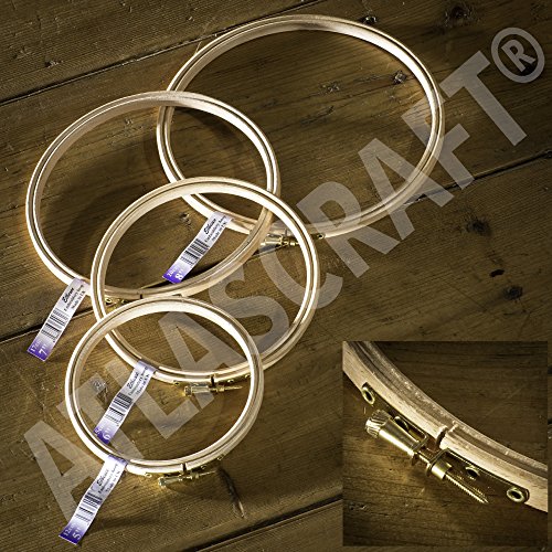 Cercle à broder Britannique Lot de 4, 5-8 en (1...