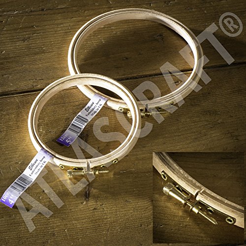 Cercle à broder en bois Duo de - 10 ET 12,5 cm ...