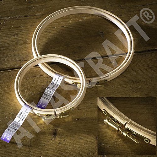 Cercle à broder en bois Duo de - 10 ET 15 cm (4...