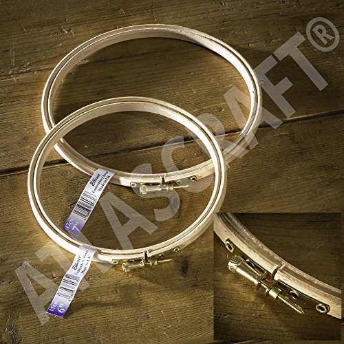 Cercle à broder en bois Duo de - 15 et 18 cm (6...