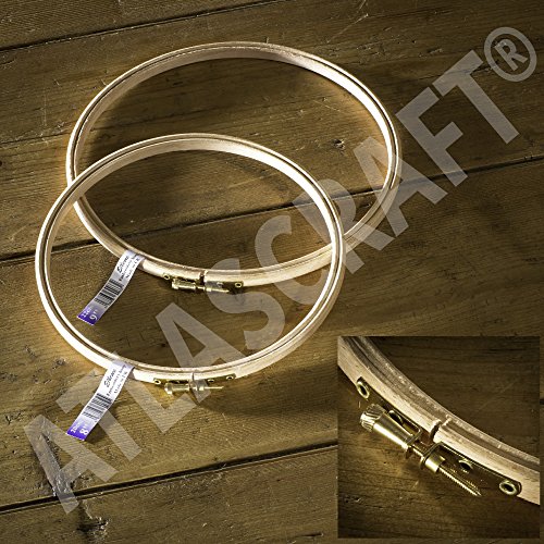 Cercle à broder en bois Duo de - 20 et 23 cm (8...