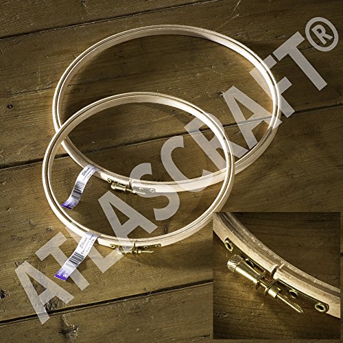 Cercle à broder en bois Duo de - 20 et 25 cm (8...