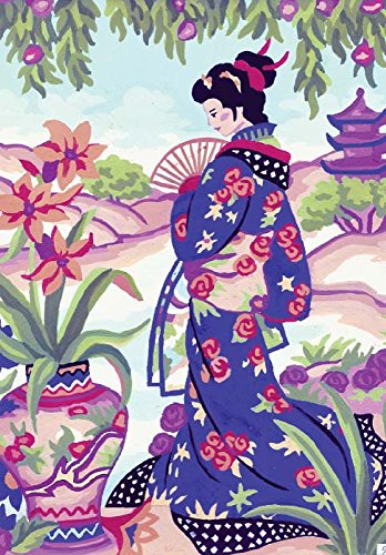 grafitec Imprimé Tapisserie/Kit de point - Geisha avec ventilateur 0643989698808 Grafitec/Anchor grafitec Imprimé Tapisserie/Kit de point - Geisha avec ventilateur 0643989698808 Grafitec/Anchor