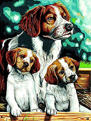 Margot de Paris MARGOT/Kit tapisserie Tapisserie de Paris sur toile - Épagneul famille (famille - Epagneul) code EAN 0643989699096 