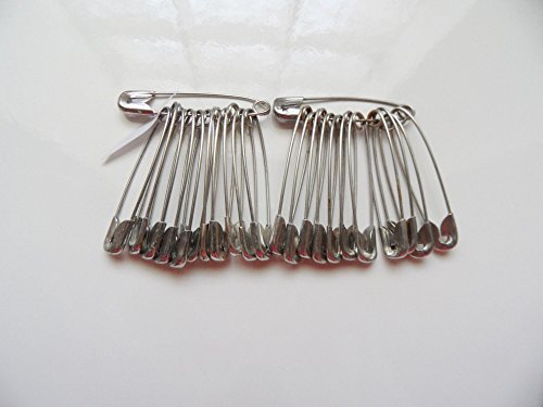 Lot De 24 Épingles À Nourrice 25 Mm Argent