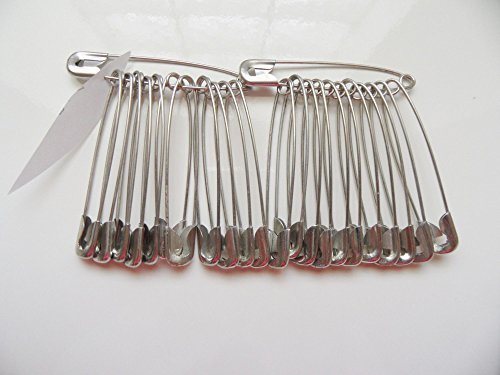 Lot De 24 Épingles À Nourrice 45 Mm Argent
