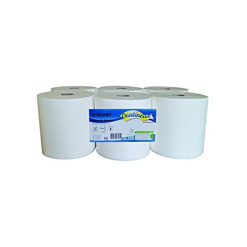 Essuie-mains gaufré collés ouate 2x17.5g/m² - C...