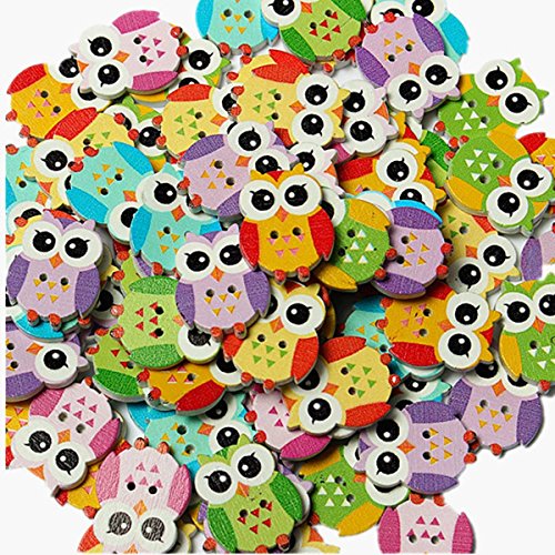 KINGSO 100 Pcs Boutons Mercerie Couture DIY Déc...