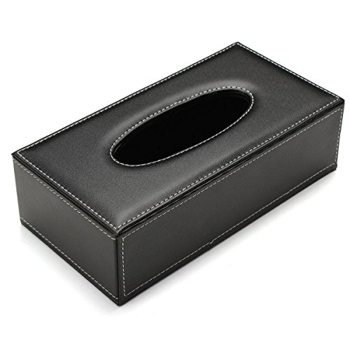 KINGSO Boîte A Mouchoirs En Cuir Support Distri...