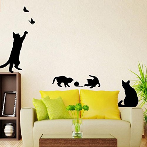 Vovotrade Chats Papillon Stickers Muraux Art St...