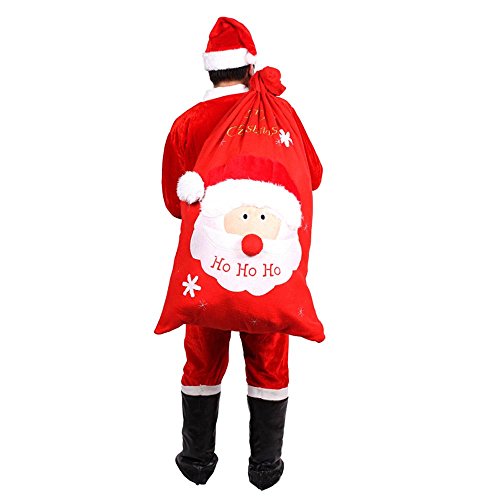 Pere noel deco sac du cadeau grande taille (105...