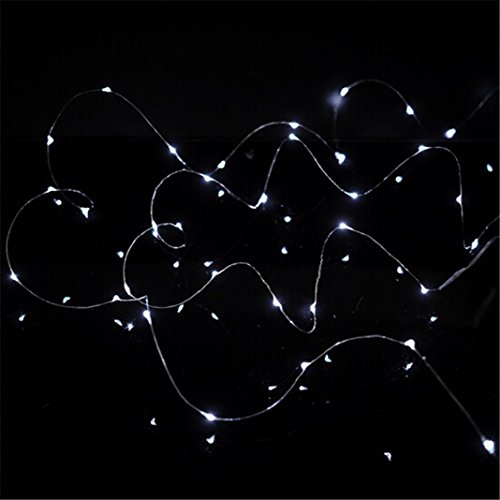2m 20 led micro riz fil cuivre fée cordes lumiè...